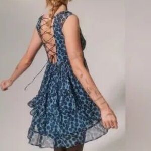 Urban Outfitters Floral Print Sleeveless Sundress Open Back NWT Size Medium